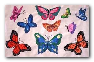 Transfer #T4428 - Butterflies