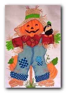 Transfer #4648 Pumpkin Scarecrow