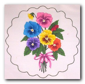 Transfer #T4769 – Pansy Bouquet