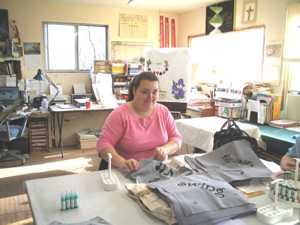 Melissa with Music notes quilt squares